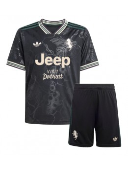 Billige Juventus Tredjedraktsett Barn 2025-26 Kortermet (+ Korte bukser)